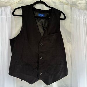 APT. 9 Black Button-Up Vest